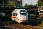 ICE Velaro D 407 als ICE606 am 12.06.2014 in Wuppertal Steinbeck.