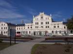 Zittau Hauptbahnhof von der Straenseite am 15.09.2007