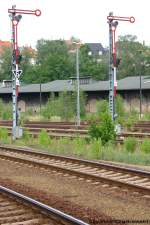 Formsignale, Zittau Hauptbahnhof am 29.06.2006