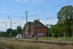 Zossen ist wohl einer der wenigen Bahnhöfe mit 2 Bahnhofsgebäuden.