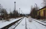 Bahnhof Schmiedefeld (bei Probstzella) am 29.11.15.