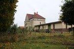 15.10.16 Röbel (Mecklenburg) Empfangsgebäude, stillgelegte Strecke Ganzlin - Röbel.