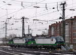 193 299 und 193 280 beide von EEL stehen im Aachener-HBF abgestellt.
