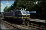SNCB Elektrolok 2721 rangiert am 13.5.2001 im Grenzbahnhof HBF Aachen.