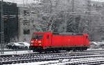 185 364-7 DB rangiert in Aachen-West.