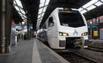 Ein Holländischer Regionalzug aus Aachen-Hbf(D) nach Maastricht(NL) steht im Aachener-Hbf bereit zur Abfahrt nach Maastricht(NL).