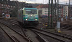186 252-3 von Lineas rangiert in Aachen-Hbf.