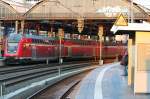 Ein Dosto-Stwg der 3. Generation ist auf dem RE4 eher eine Seltenheit, aufgenommen am Abend des 30.01.2009 in Aachen HBF