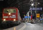 111 010 mit dem RE4879 nach Gieen in Aachen Hbf 21.11.09