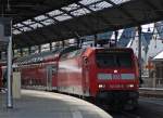 146 028-6 mit der RE1 (10131) nach Hamm in Aachen Hbf, 11.6.10