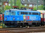 1042 520-8 der Centralbahn am 29.04.2012 im Aachener Hbf. Die Lok zog einen langen Fuballsonderzug von Karlsruhe nach Aachen und wartet nun auf die entuschten Fans des KSC (1:0) um sie wieder nach Hause zu bringen. 