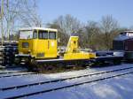 Klv 53 - 0091 und dessen Beiwagen der Eisenbahnfreunde Grenzland bei Winterlichen Wetter in Walheim (08.12.12)