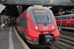 Hier steht 442 259 nach seiner Ankunft als RE9 nach Aachen am 13.1.14 in Aachen Hbf.