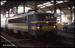 SNCB 2721 am 25.10.1989 um 15.05 Uhr im HBF Aachen vor einem Militärzug.