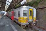 Der Belgische 66 662 am 21.2.15 in Aachen als Regionalzug von/nach Spa