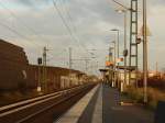 Blick auf den Bahnhof Neuss Allerheiligen am 11.1.15    Allerheiligen 11.01.2015