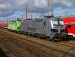 RHC 192 055 und 192 031 pausierten,am 19.Februar 2023,in Angermünde.