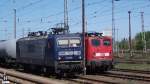 Pause im Bahnhof Angermnde und bricht bald mit schweren kesselzug auf in Richtung Eberswalde am 30.04.2011