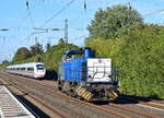 Kurz nachdem Güterzug kam auch die V155 alias 275 636-9 Lz durch Angermund gen Düsseldorf gefahren.