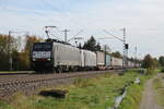 Baureihe 189 023 und eine weitere Maschine haben dem 5.2. 2023 einen langen Güterzug am Haken und konnte zwischen Eglharting und Zorneding aufs Bild bannen.
Bild: Liam Panzer 