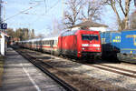Vor einem Jahr kam die 101 101-4 mit den IC 2083 (Hamburg-Berchtesgaden).