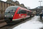 VT 642 235/735 der Erzgebirgsbahn am 3.2.2013 im Bahnhof Aue.