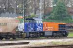 26.7.2014 Augsburg Hbf. HUSA 1016 abgestellt.