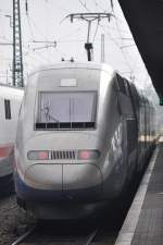 AUGSBURG, 03.10.2014, TGV 9591 nach München Hbf bei der Ausfahrt aus dem Hauptbahnhof