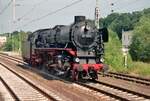 01 1075 in Bad Bentheim,  2008.
Die Lok gehört einem niederländischem Verein und wurde wieder auf Kohlefeuerung zurück gebaut.
