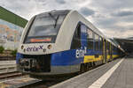 Erixx 622 702 steht am 17.08.2022 als RE10 nach Hannover Hbf in Bad Harzburg.