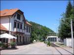 Bahnhof Bad Herrenalb am 02.07.2006.