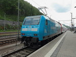 146 013 (NVR Nummer 91 80 6 146 013-8 D-DB) als Schublok des RE 50 nach Leipzig im Bahnhof von Bad Schandau am 21.