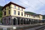 Bahnhof bad Wildbad von der Gleisseite, Sept.2026
