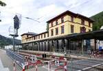 Bahnhof Bad Wildbad von der Gleisseite, Sept.2026
