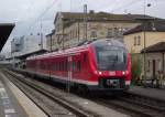 440 306-9 verlsst am 15. April 2011 als RB nach Schlchtern den Bamberger Bahnhof ber Gleis 1.