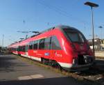 442 805 vom Franken-Thringen-Express steht am 04. September 2012 im Bahnhof Bamberg abgestellt.