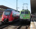 442 767 und 111 039-4  DAV  treffen sich am 07.