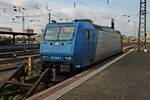 Am 21.10.2015 stand Alpha Trains/MSM Gruppe 185 529-5  Michaela  abgestellt in Basel Bad Bf, als sie zuvor einen Sonderzug nach Basel gebracht hatte.