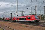 Einfahrt am Nachmittag des 25.09.2019 von 641 016 zusammen mit 641 017 und 641 004 als Lokzug aus dem BW Haltingen in den Badischen Bahnhof von Basel, um dort wwenig später als RB nach Waldshut