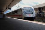 Ein DB Steuerwagen mit IC nach Nurnberg kurz fur ausfahrt in Basel Badischer Bf am 26.