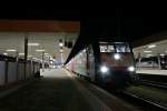 ES 64 F4-102 mit dem Az 13371 von Hamburg nach Alessandria am frhen Morgen des 24.08.13 in Basel Bad. Bf.