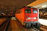 Am Morgen des 24.01.2014 stand die DB Schenker/DB Fernverkehr 140 585-1 abgestellt zwischen Gleis 4 und 5 in Basel Bad Bf. Sie wird am Abend den Pbz 2458 (Basel Bad Bf - Karlsruhe) bis zum Endbahnhof bringen.