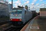 Ebenfalls am 04.01.2014 fuhr die Railpool/Lokomotion/BLS Cargo 186 251 mit einem Containerzug über Gleis 2 durch den Badischen Bahnhof von Basel gen Schweiz.