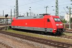 Am 12.05.2015 stand 101 089-1 abgestellt in Basel Bad Bf abgestellt und wartet darauf am Abend den CNL 459 nach Berlin zu bespannen.