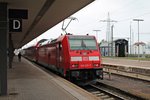 Am Nachmittag des 05.06.2015 stand 146 235-7  Konstanz  mit einem RE (Basel Bad Bf - Offenburg) im Startbahnhof und wartet auf die Abfahrt.