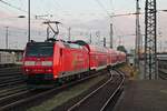 Nachschuss am frühen Morgen des 30.07.2015 auf die Freiburger 146 113-6  Baden Württemberg erfahren , als sie ihren RE (Basel Bad Bf - Offenburg) aus dem Startbahnhof gen Weil am Rhein