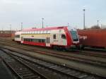 Steuerwagen 087 der CFL wartet am 09.12.2008 in Bautzen auf die berfhrung nach Luxemburg