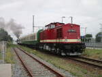 W�hrend die 86 1333 den planm��igen Zug,nach Lauterbach Mole,am 25.Juli 2026,aus Bergen/R�gen zog,lief 112 708 nur als Schlu�lok mit.