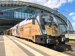 FLX 32622 mit 182 523-1  Kaiser von Österreich   am 11.08.2019 in Berlin Hauptbahnhof