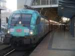 DB Regio 182 013 mit einem Regionalexpress von Magdeburg Hbf nach Frankfurt (Oder) in Berlin Alexanderplatz aus Richtung Berlin Hbf kommend.